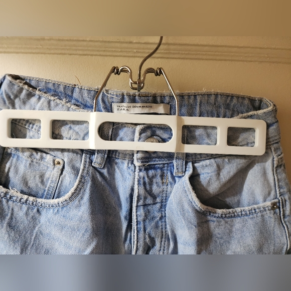 Zara festival shorts, light blue, size 00 - Picture 2 of 4